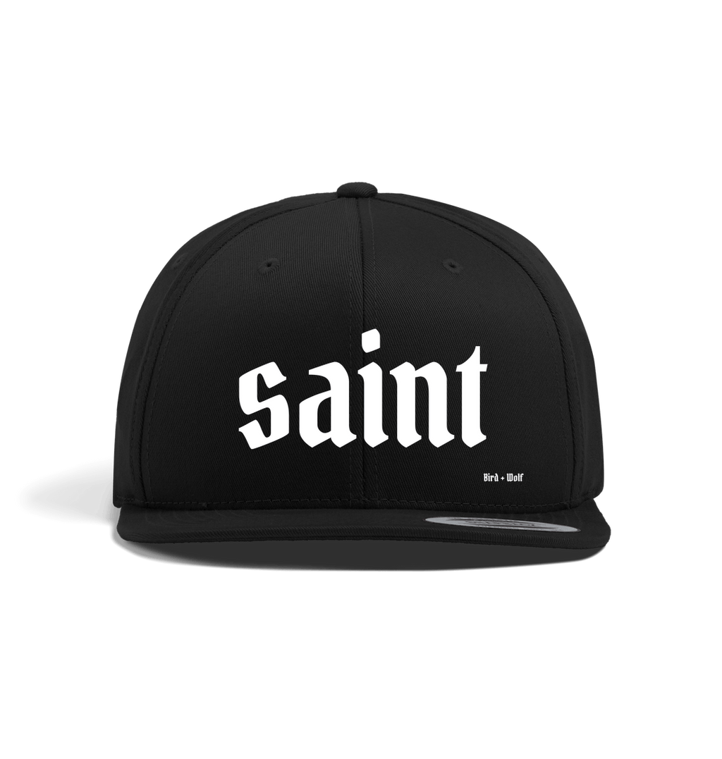 Black Saint Snap Back Cap