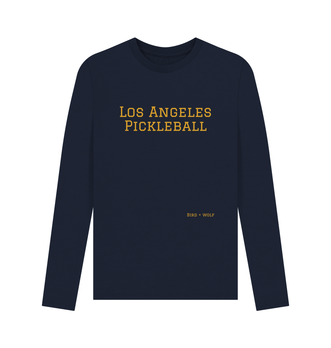 Navy Blue Los Angeles Pickleball Long Sleeve Tee (Mens Sizes)