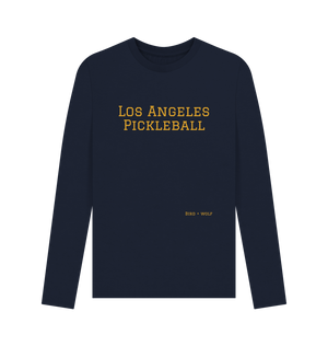 Navy Blue Los Angeles Pickleball Long Sleeve Tee (Mens Sizes)