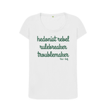 White Printed T-shirt Front