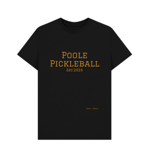 Black Poole Pickleball Classic Tee