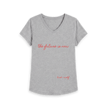 Athletic Grey Printed T-shirt Front