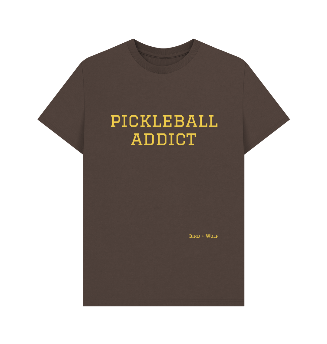 Chocolate Pickleball Addict Classic Tee