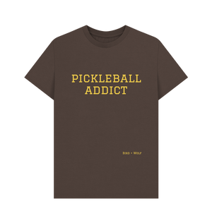 Chocolate Pickleball Addict Classic Tee