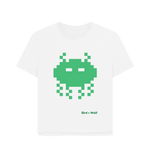 White Printed T-shirt Front