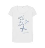 White Printed T-shirt Front