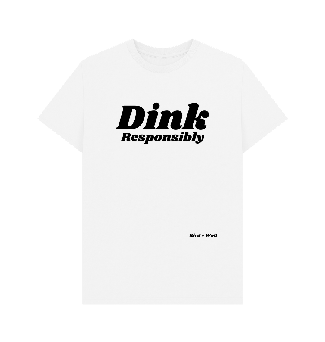 White Dink Responsibly Classic Tee.