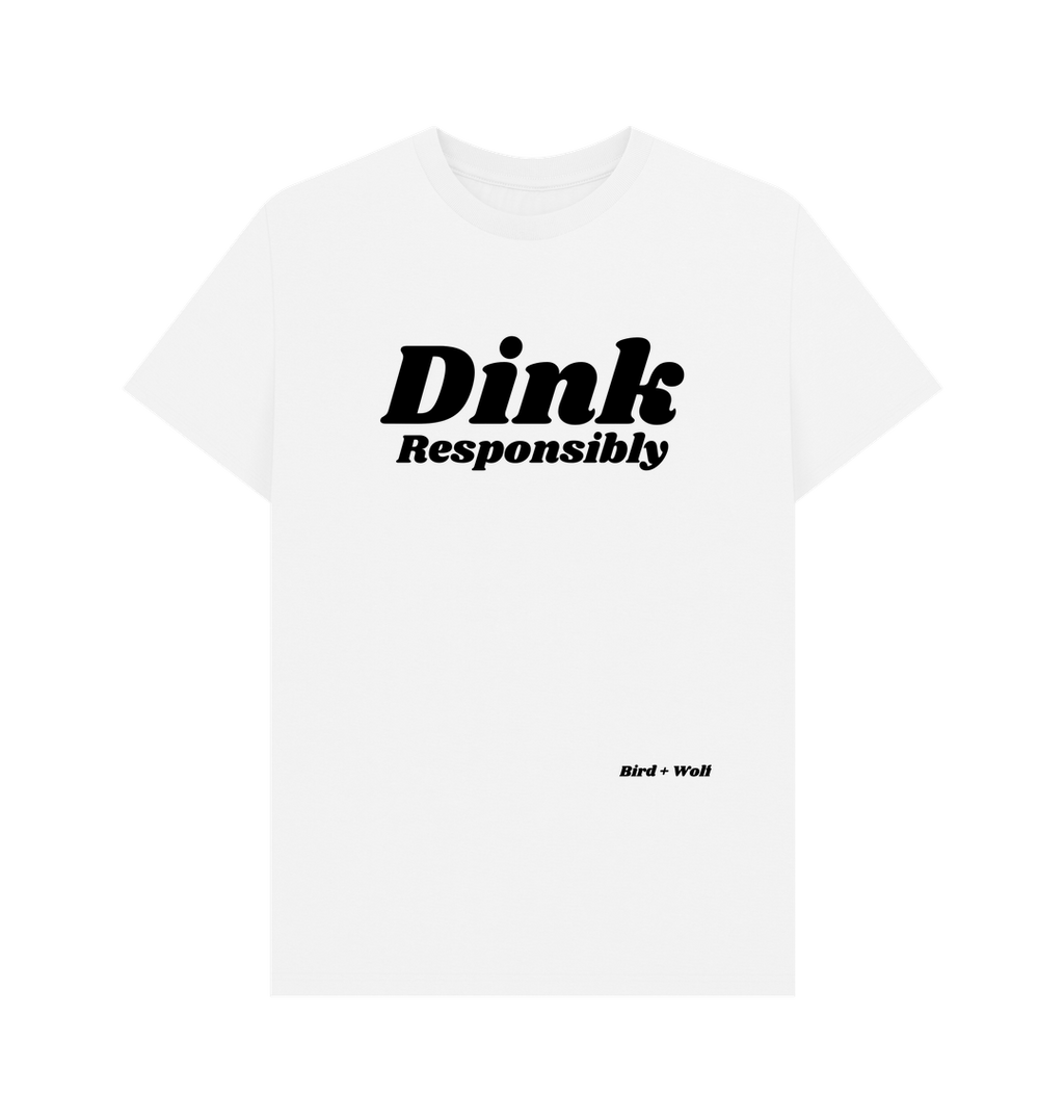 White Dink Responsibly Classic Tee.