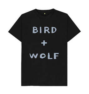 Black Bird + Wolf Classic Tee (Grey Lettering)