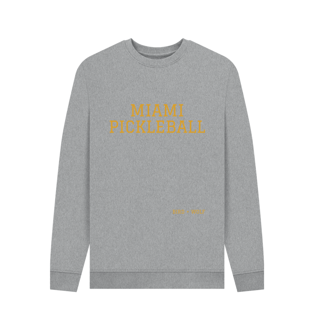 Light Heather Miami Pickleball Cosy Sweatshirt