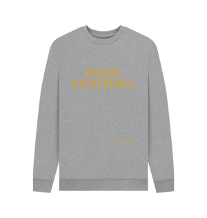 Light Heather Miami Pickleball Cosy Sweatshirt