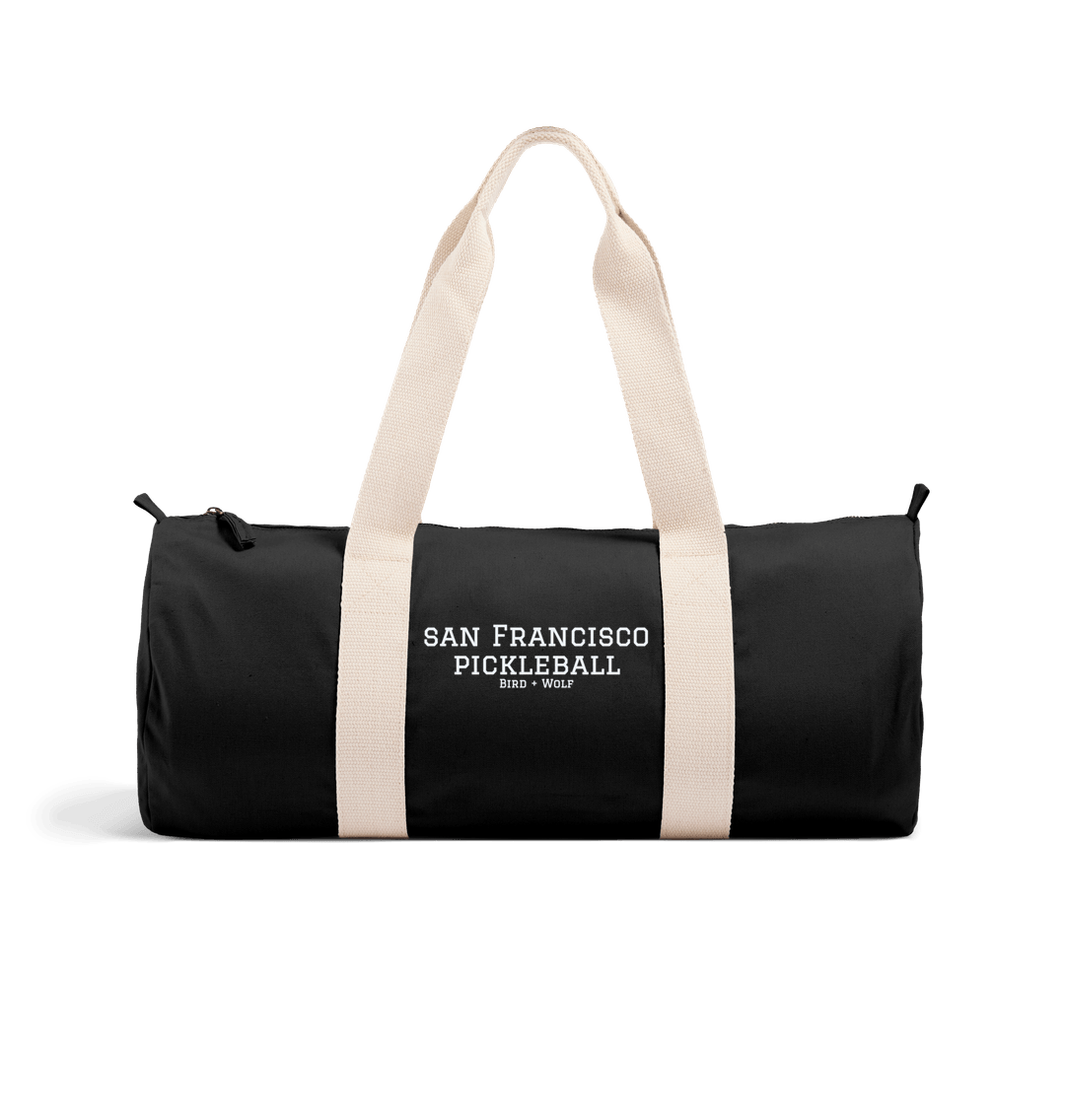 Black San Francisco Pickleball Duffel Bag