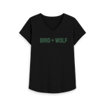 Black Printed T-shirt Front