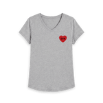 Athletic Grey Printed T-shirt Front