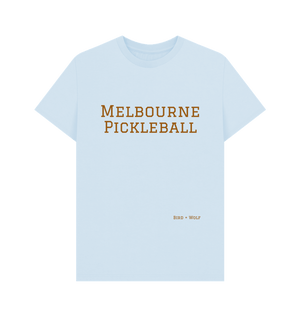 Sky Blue Melbourne Pickleball Classic Tee