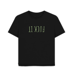 Black Printed T-shirt Front