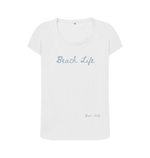 White Beach Life Scoop Neck Tee