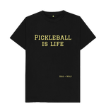 Black Pickleball Is Life Classic Tee