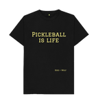 Black Pickleball Is Life Classic Tee