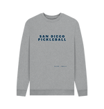 Light Heather Printed Sweater Front