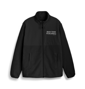 Black New York Pickleball Fleece Jacket