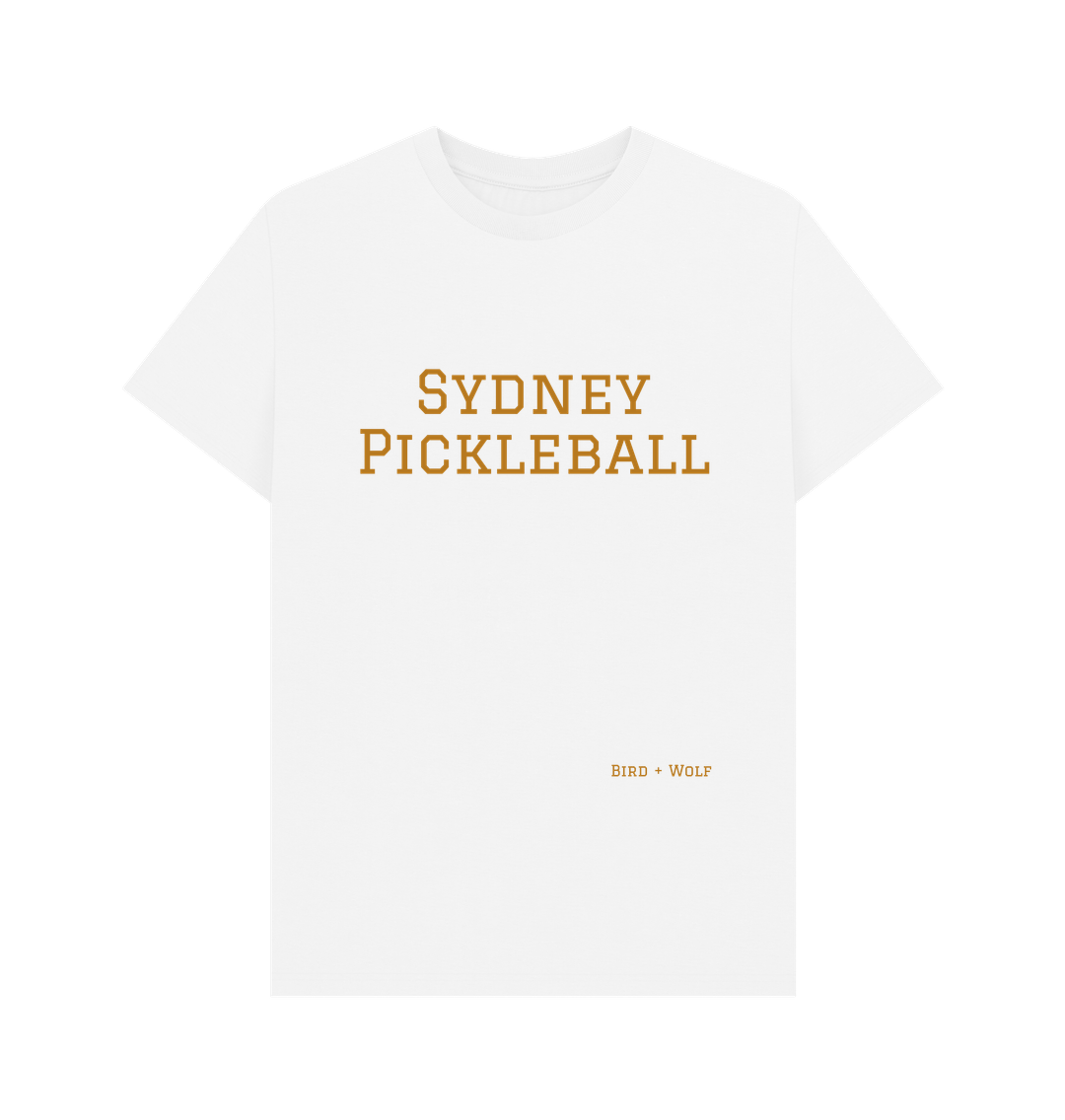 White Sydney Pickleball Classic Tee