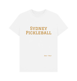 White Sydney Pickleball Classic Tee