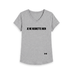 Athletic Grey Printed T-shirt Front