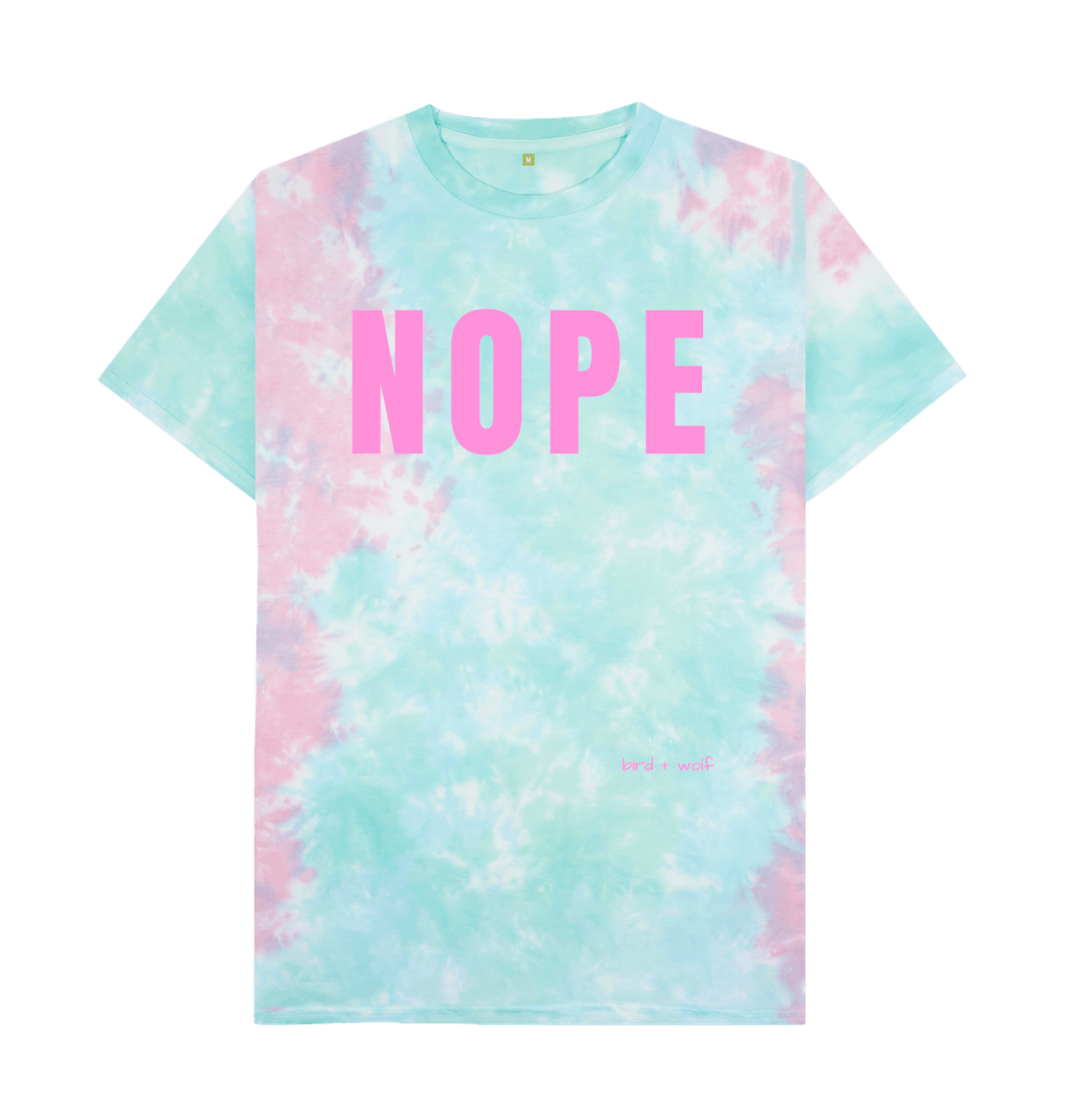 Pastel Tie Dye Nope Tie Dye Classic Tee