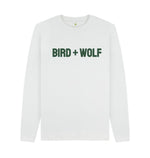 White Bird + Wolf Cosy Sweatshirt (Khaki Lettering)