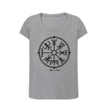 Athletic Grey Printed T-shirt Front