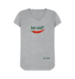 Athletic Grey Hot Stuff V Neck Tee