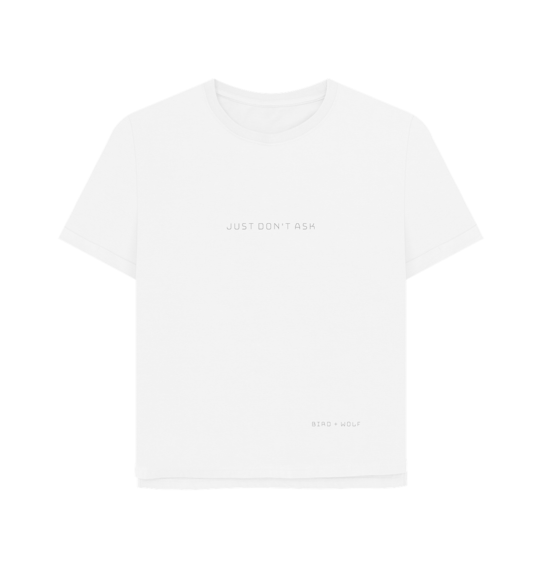 White Printed T-shirt Front
