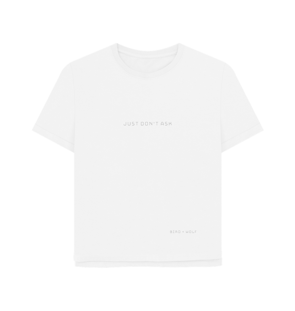 White Printed T-shirt Front