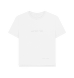 White Printed T-shirt Front