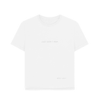 White Printed T-shirt Front