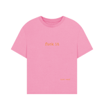 Rose Pink Printed T-shirt Front
