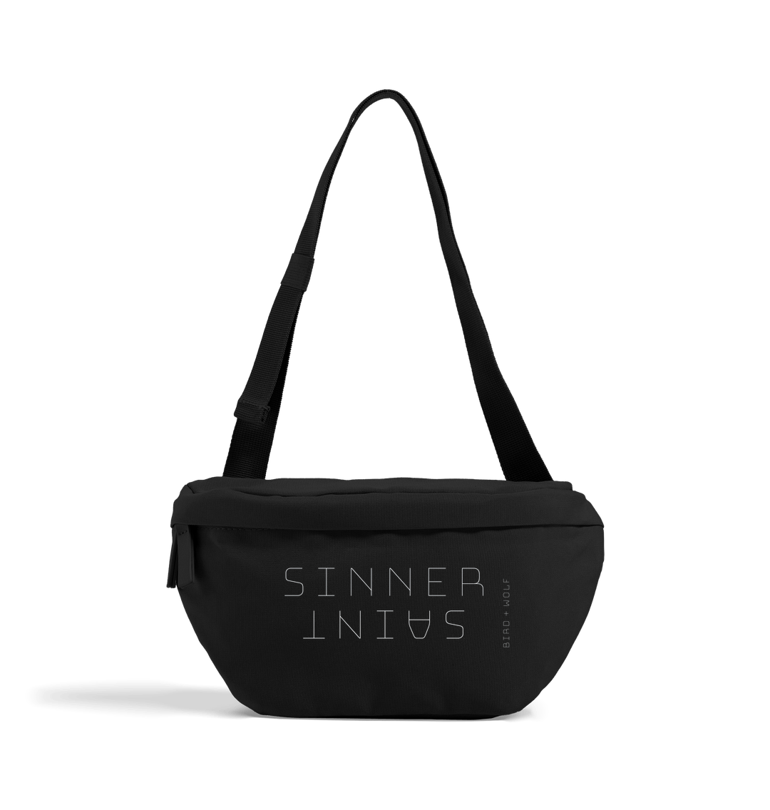 Black Sinner Saint Recycled Cross Body Bag