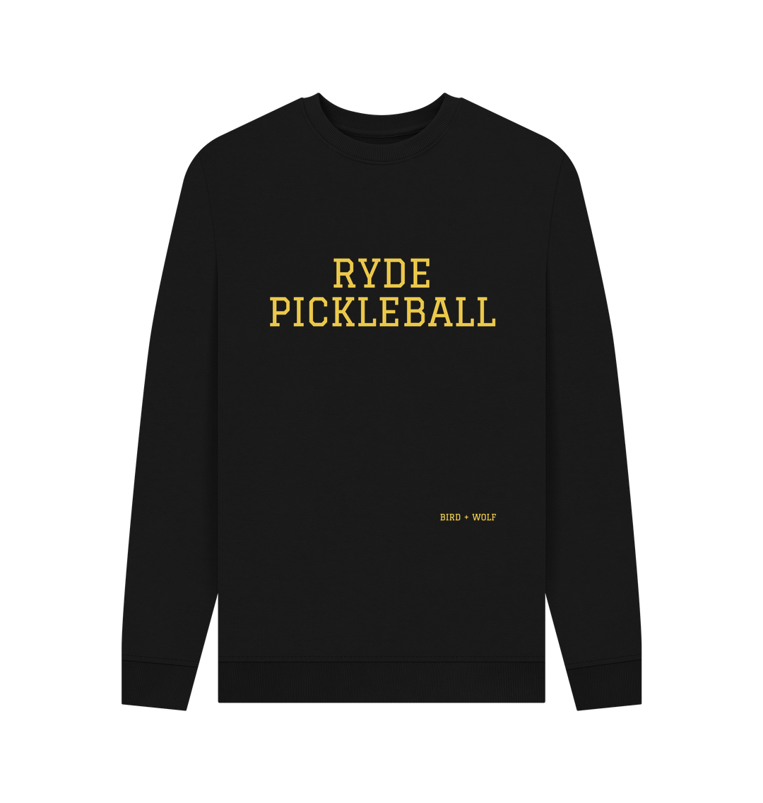 Black Ryde Pickleball Cosy Sweatshirt