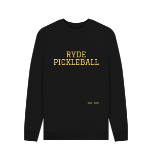 Black Ryde Pickleball Cosy Sweatshirt