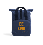 Navy Dusk Be Kind Roll Top Rucksack