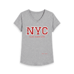Athletic Grey Printed T-shirt Front
