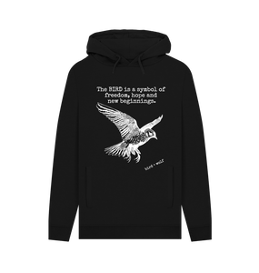 Black Bird Symbolism Chunky Hoodie