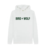 White Bird + Wolf Chunky Hoodie (Khaki Lettering)