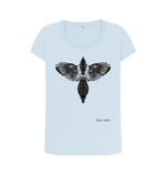 Sky Blue Printed T-shirt Front
