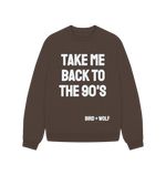 Chocolate Printed Sweater Front