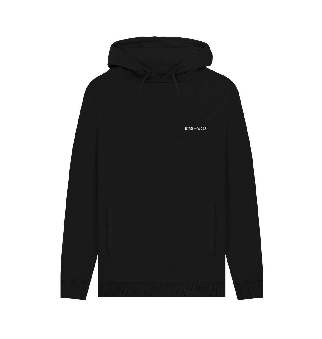 Black Printed Hoody