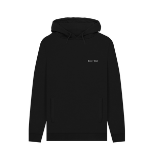 Black Printed Hoody