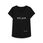 Black Printed T-shirt Front