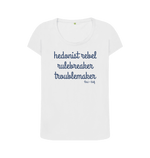 White Printed T-shirt Front